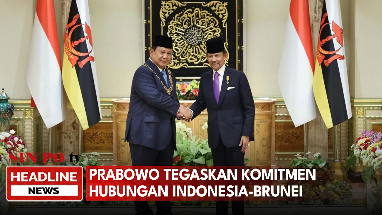 Prabowo Tegaskan Komitmen Hubungan Indonesia–Brunei