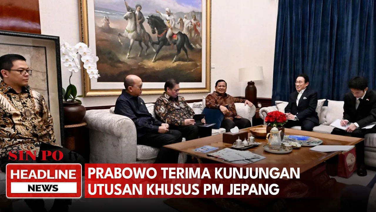 Prabowo Terima Kunjungan Utusan Khusus PM Jepang