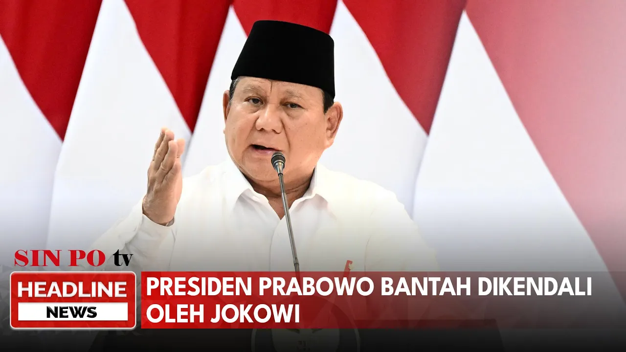 Presiden Prabowo Bantah Dikendalikan Oleh Jokowi