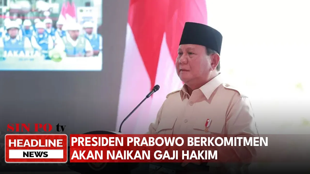 Presiden Prabowo Berkomitmen Akan Naikan Gaji Hakim