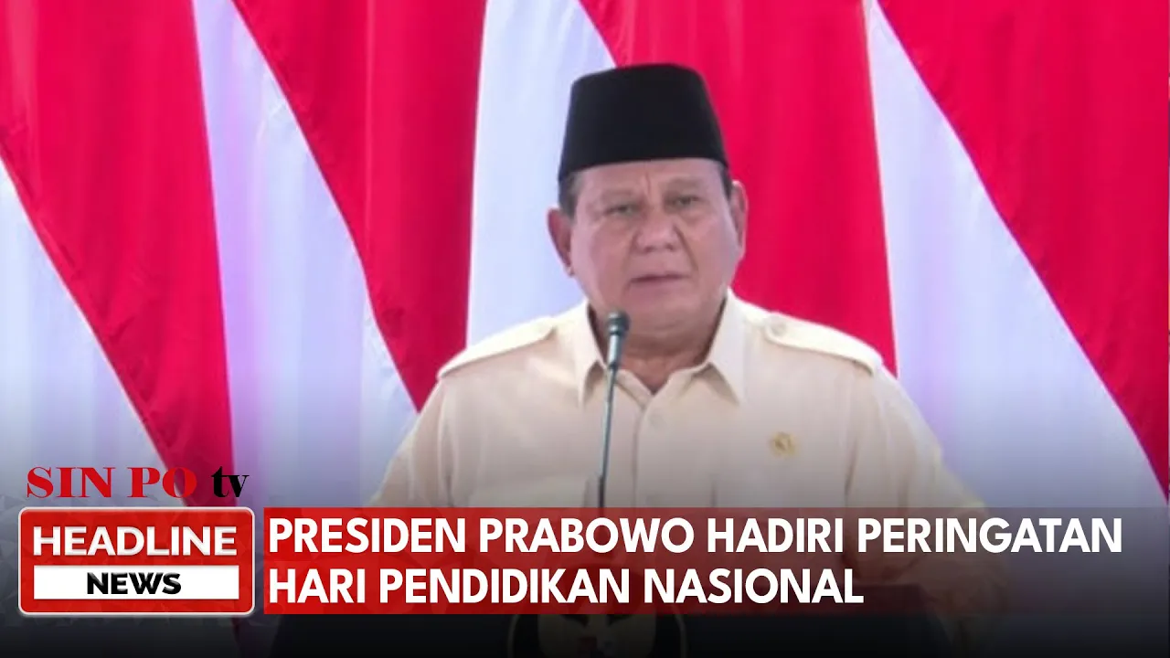 Presiden Prabowo Hadiri Peringatan Hari Pendidikan Nasional