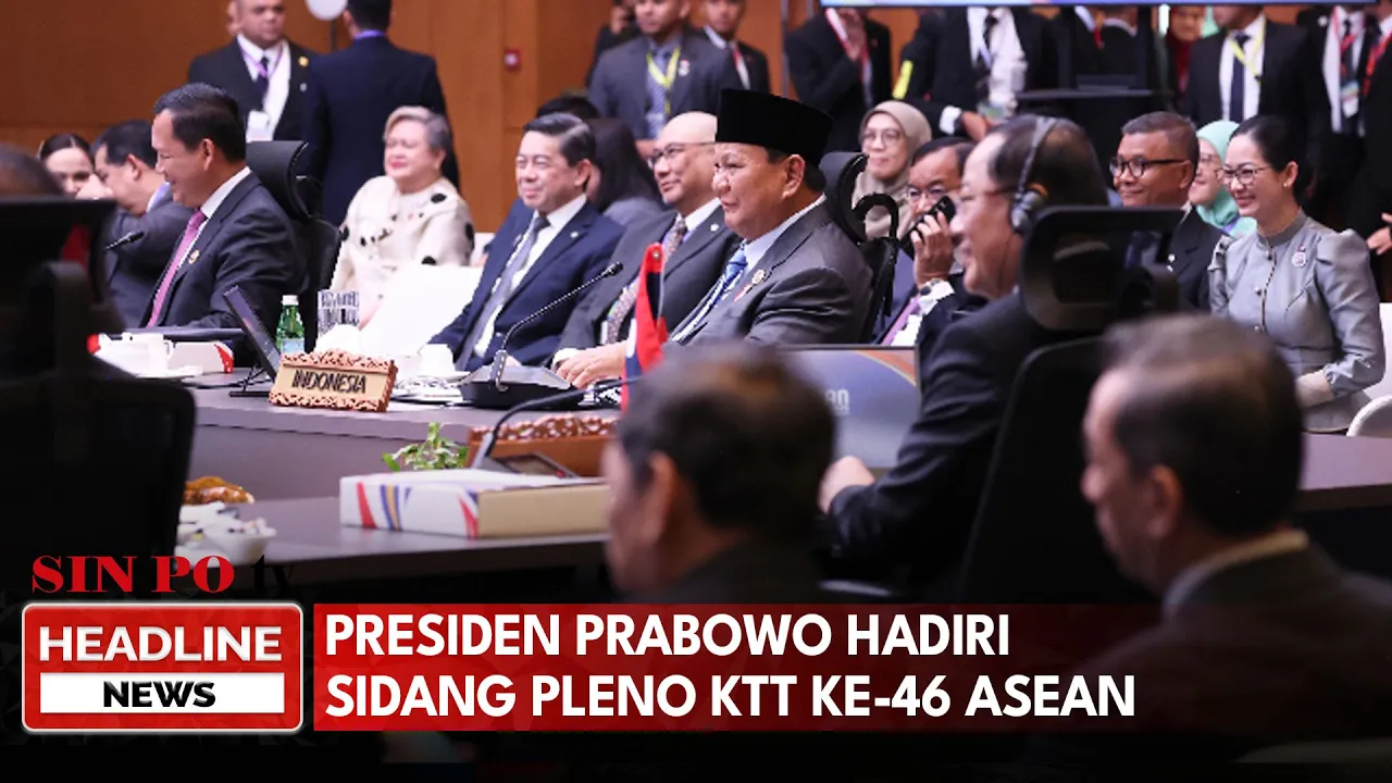 Presiden Prabowo Hadiri Sidang Pleno KTT Ke-46 Asean