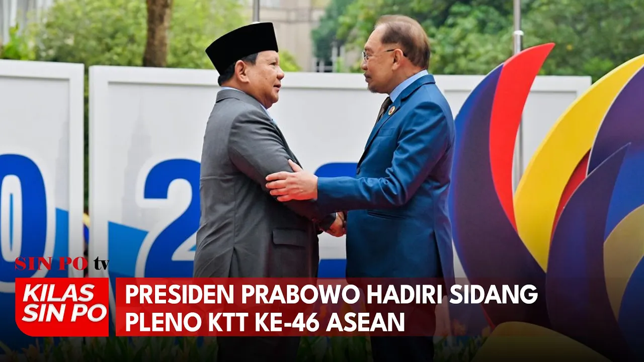 Presiden Prabowo Hadiri Sidang Pleno KTT ke-46 ASEAN