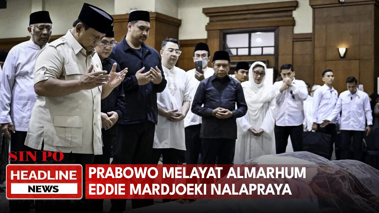 Presiden Prabowo Melayat Almarhum Eddie Mardjoeki Nalapraya