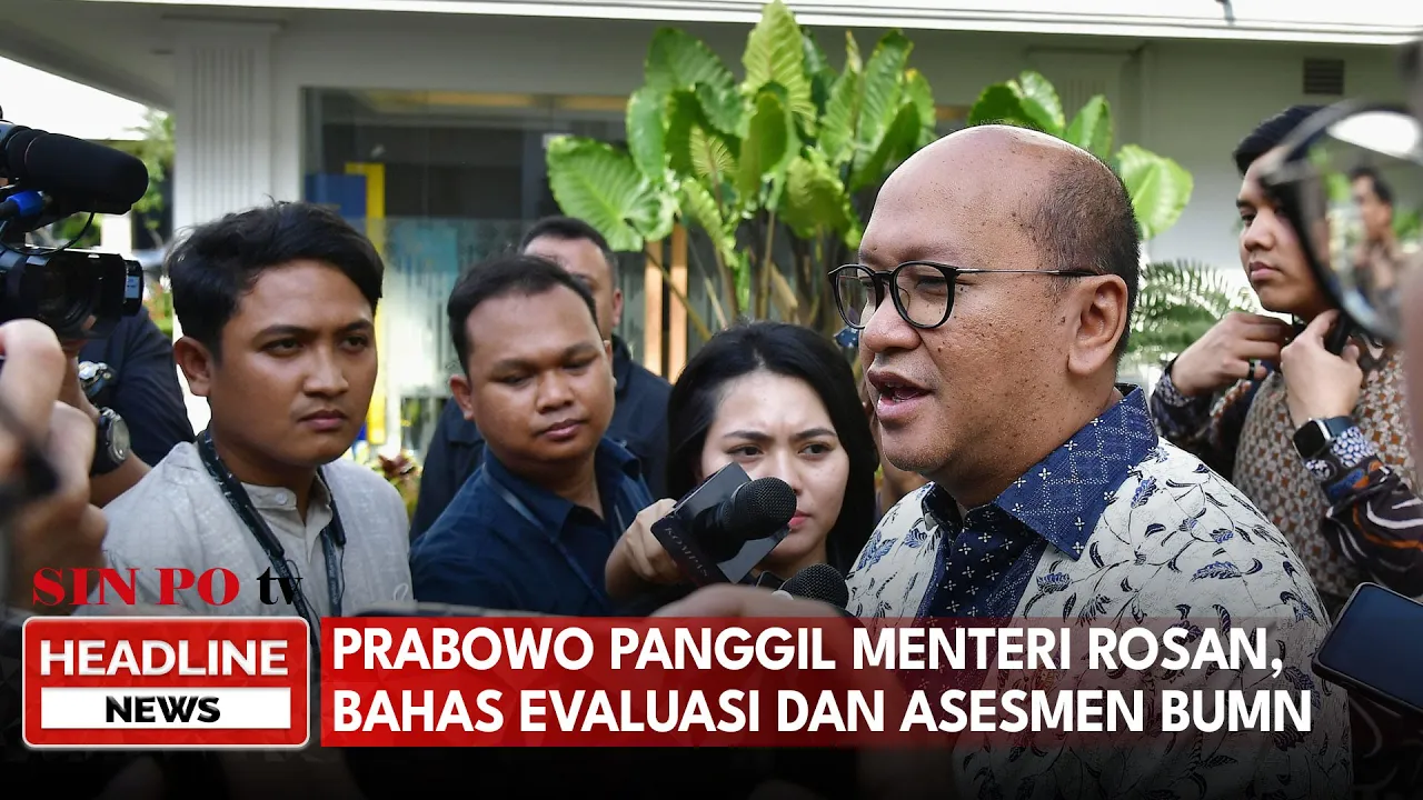 Presiden Prabowo Panggil Menteri Rosan, Bahas Evaluasi Dan Asesmen BUMN