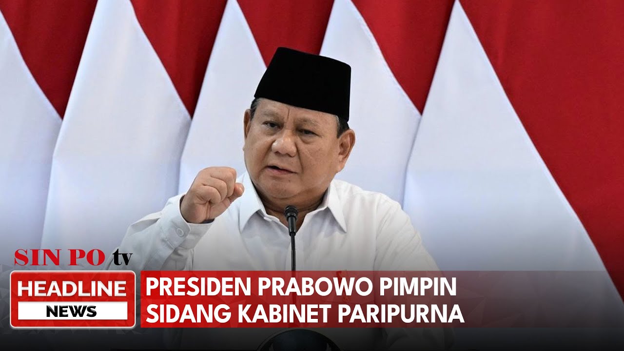 Presiden Prabowo Pimpin Sidang Kabinet Paripurna
