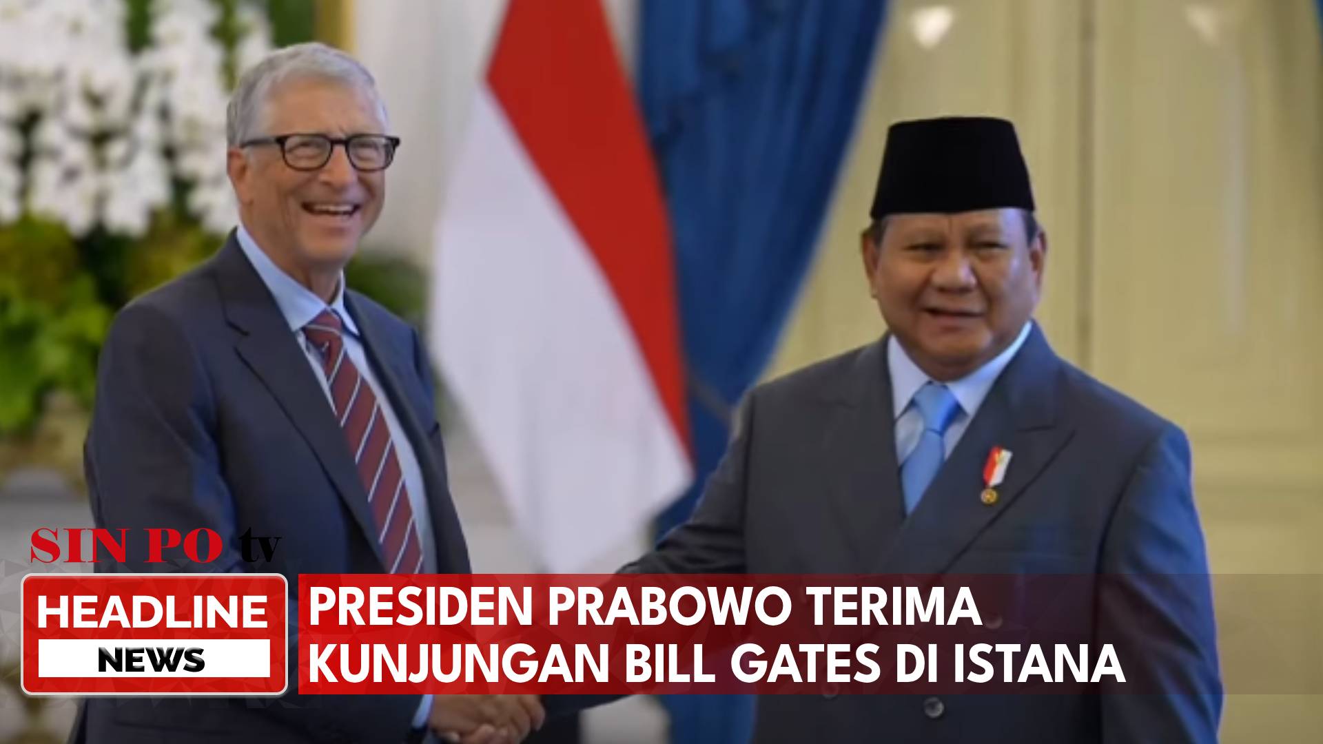 Presiden Prabowo Terima Kunjungan Bill Gates Di Istana
