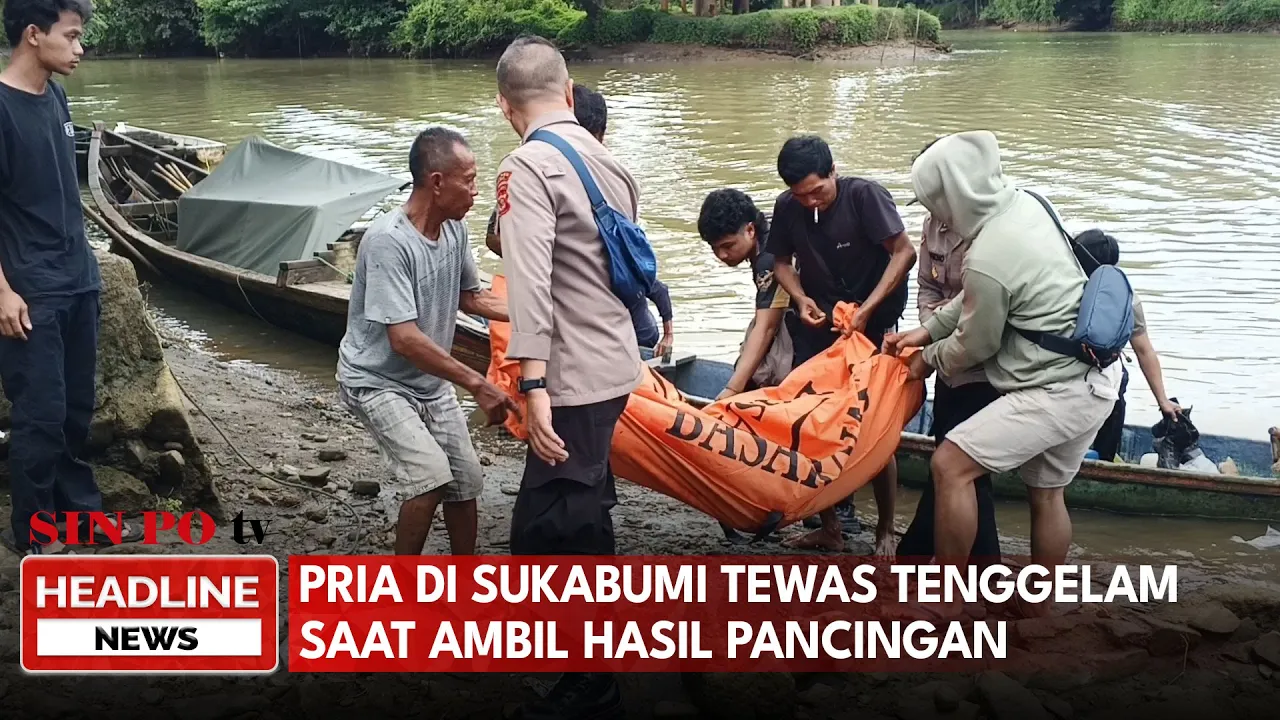 Pria di Sukabumi Tewas Tenggelam saat Ambil Hasil Pancingan