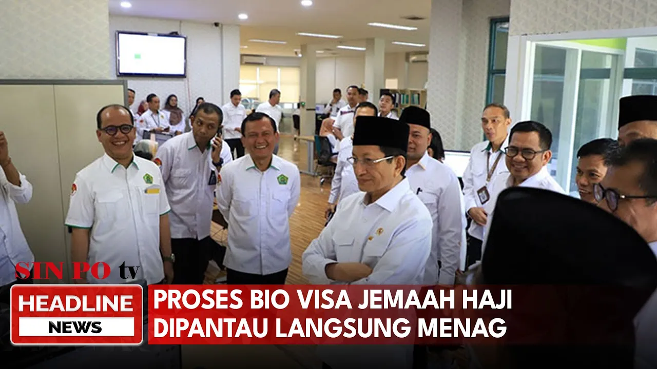 Proses Bio Visa Jemaah Haji Dipantau Langsung Menag