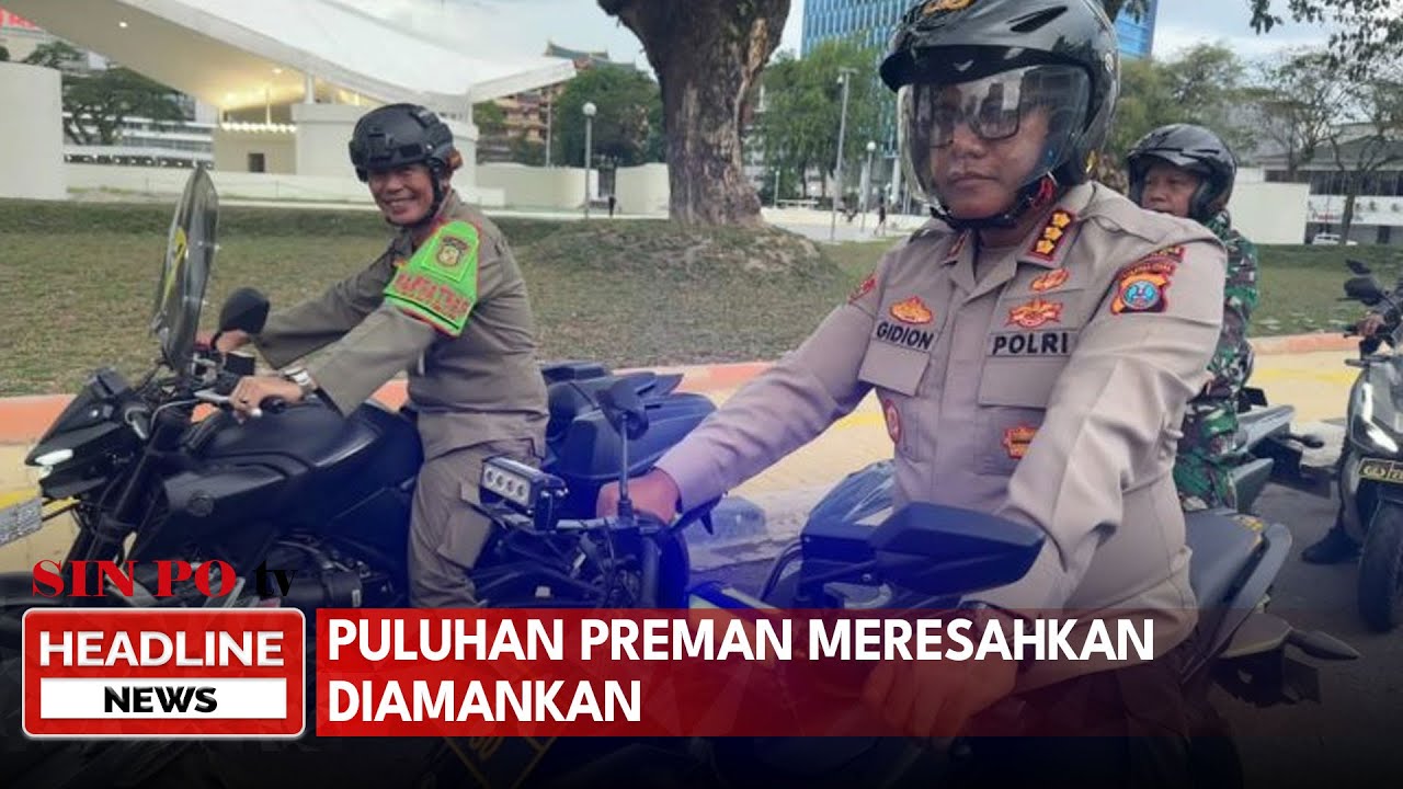 Puluhan Preman Meresahkan Diamankan