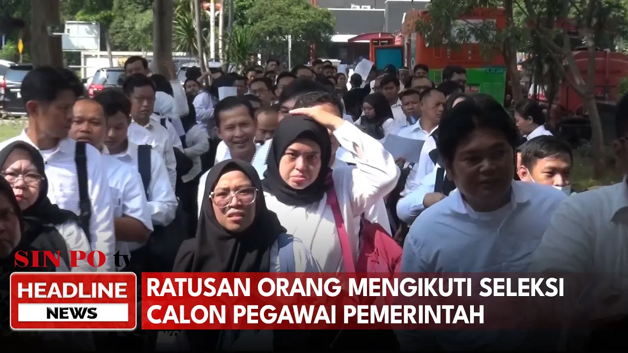 Ratusan Orang Mengikuti Seleksi Calon Pegawai Pemerintah