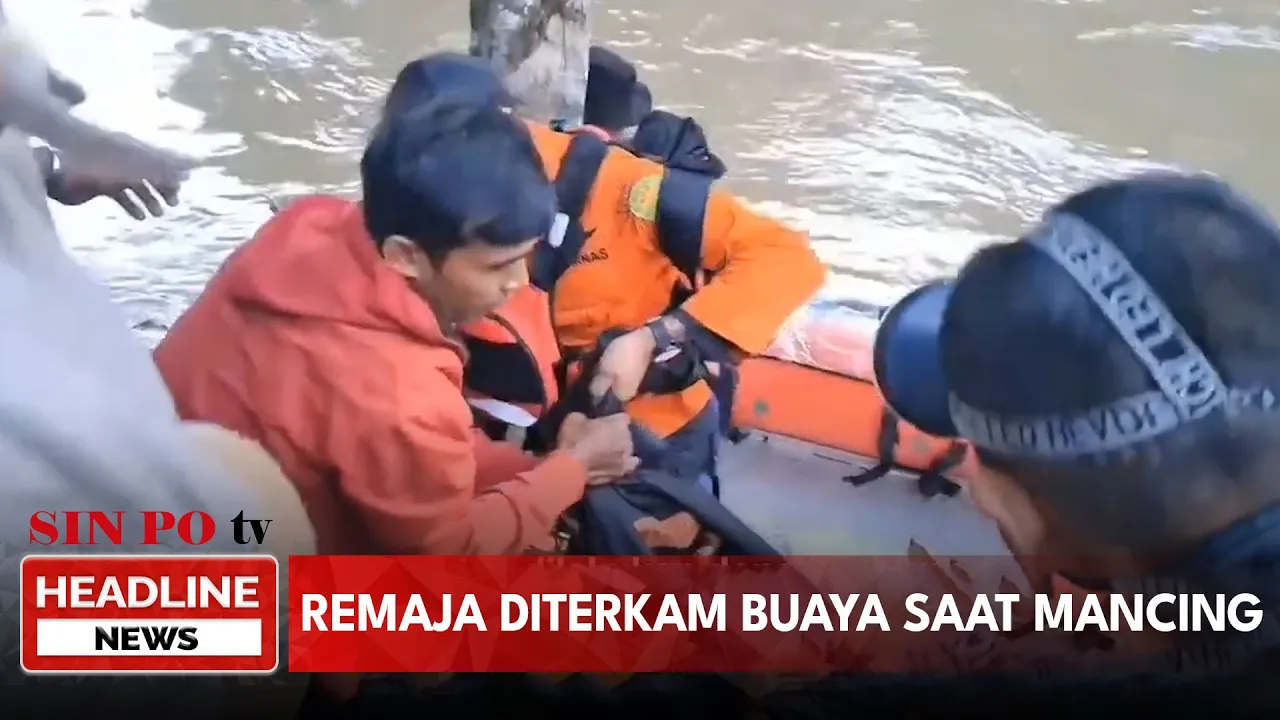 Remaja Diterkam Buaya Saat Mancing