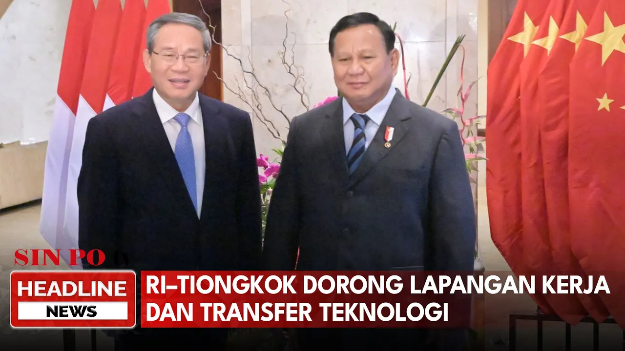 RI–Tiongkok Dorong Ciptakan Lapangan Kerja dan Transfer Teknologi