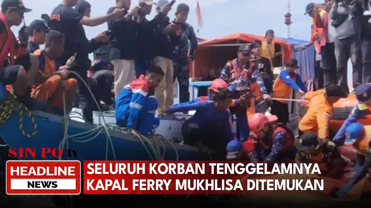 Seluruh Korban Tenggelamnya Kapal Ferry Mukhlisa Ditemukan