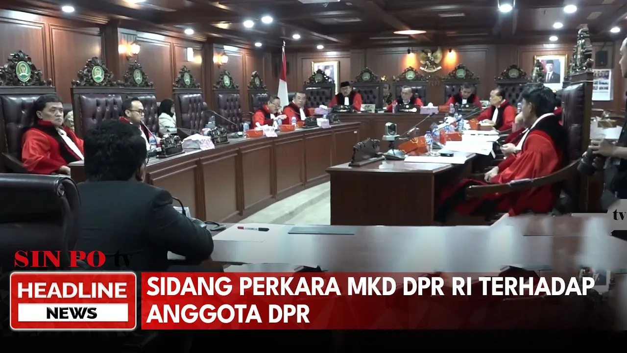 Sidang Perkara MKD DPR RI Terhadap Anggota DPR