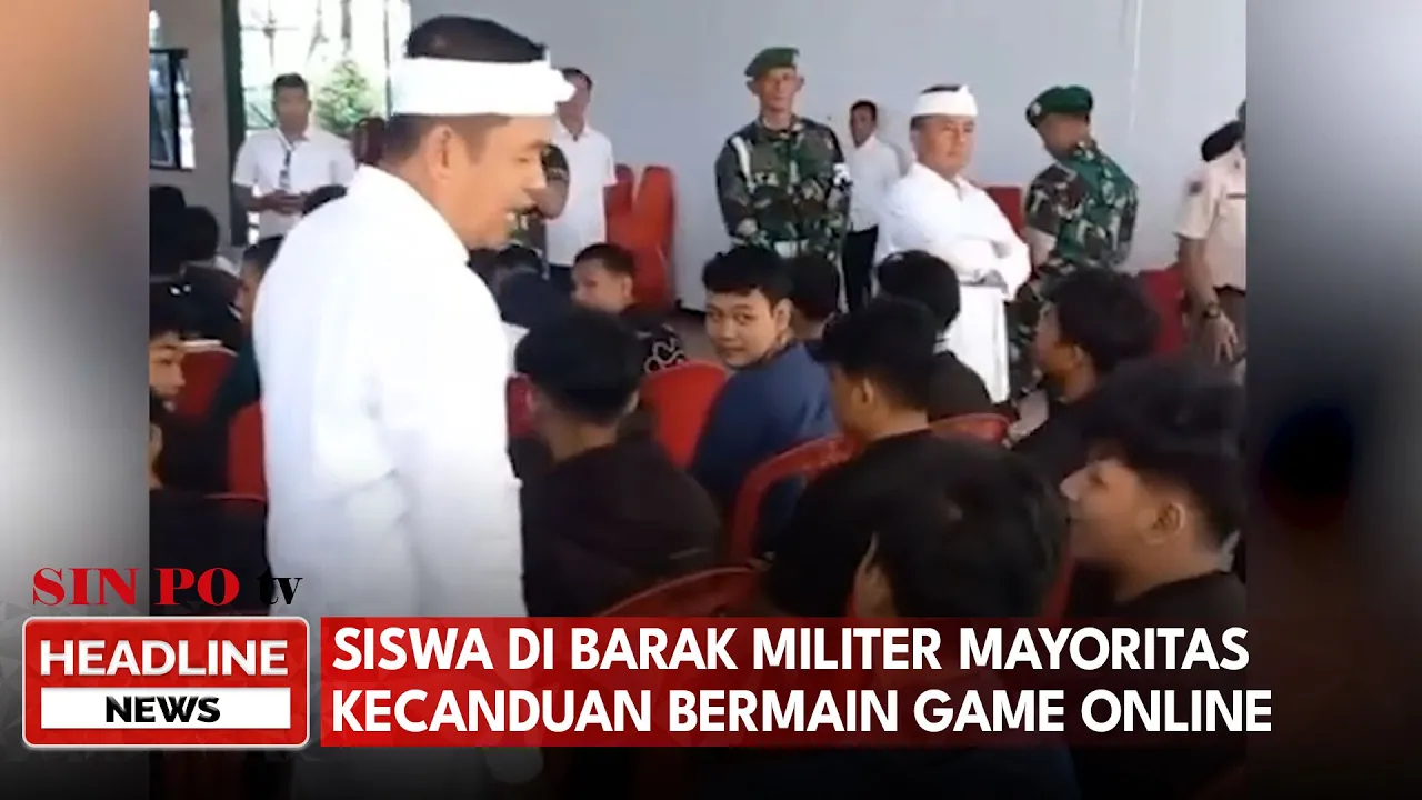 Siswa Di Barak Militer Mayoritas Kecanduan Bermain Game Online
