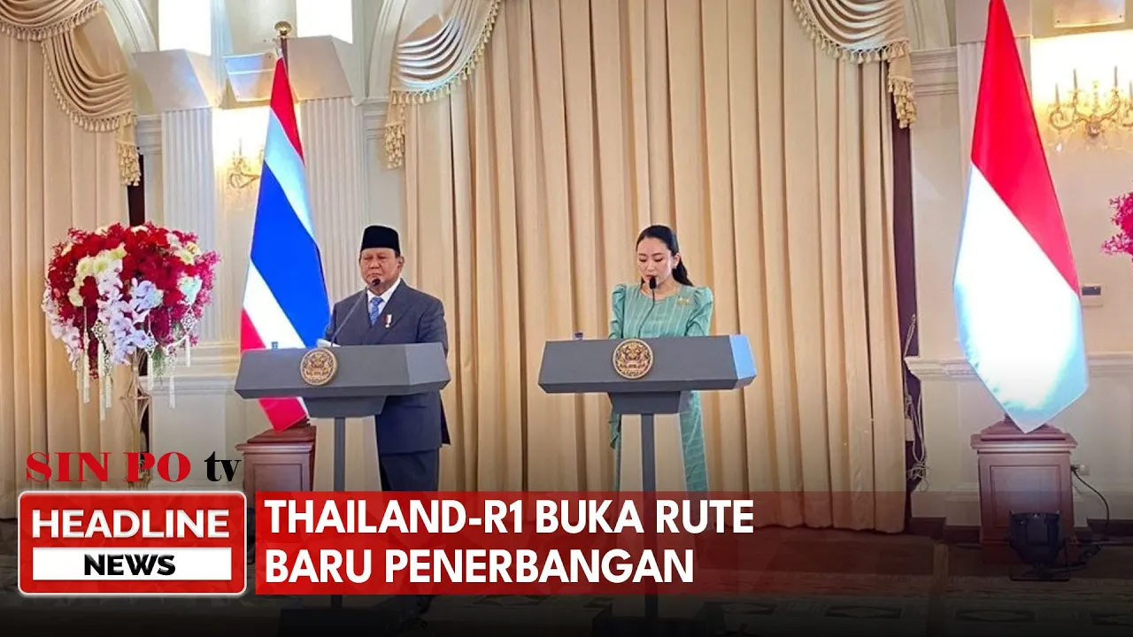Thailand-RI Buka Rute Baru Penerbangan