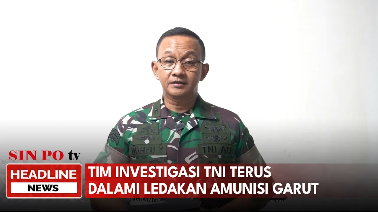 Tim Investigasi TNI Terus Dalami Ledakan Amunisi Garut