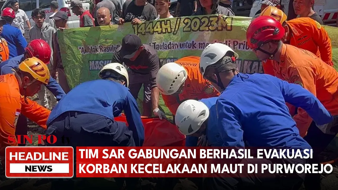 Tim SAR Gabungan Berhasil Evakuasi Korban Kecelakaan Maut Di Purworejo