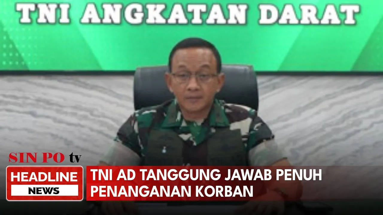 TNI AD Tanggung Jawab Penuh Penanganan Korban