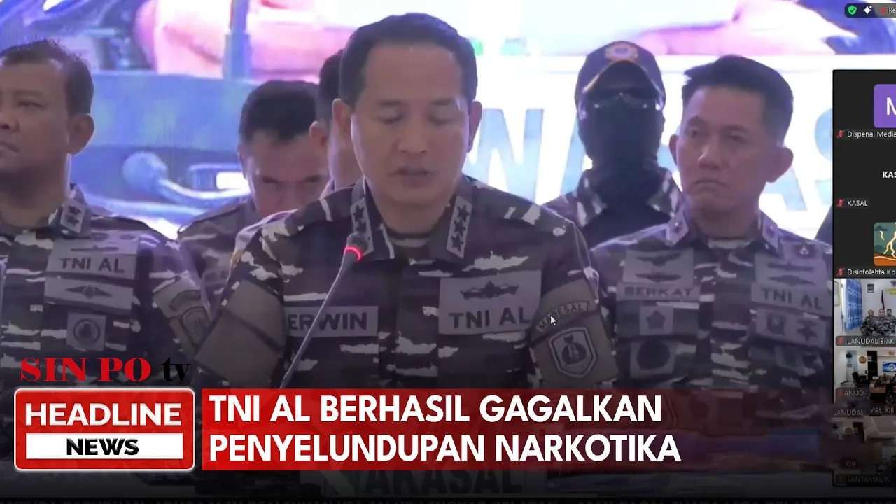 TNI AL Berhasil Gagalkan Penyelundupan Narkotika Jumlah Fantastis