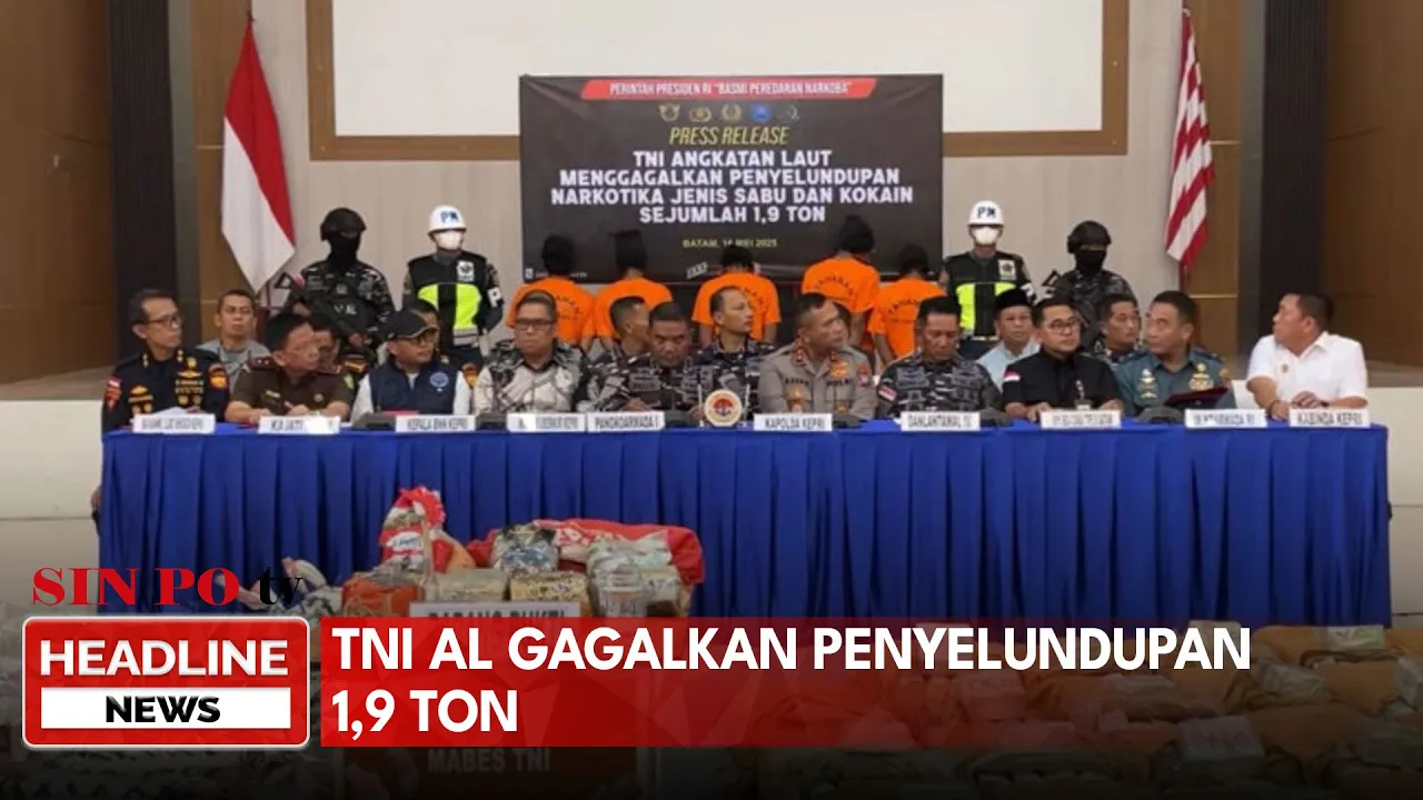 TNI AL Gagalkan Penyelundupan 1,9 Ton