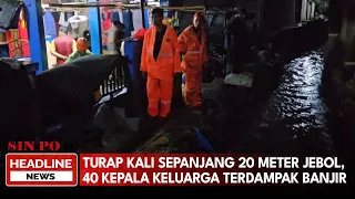 Turap Kali Sepanjang 20 Meter Jebol