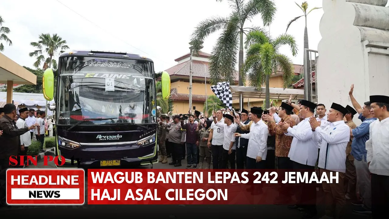 Wagub Banten Lepas 242 Jemaah Haji Asal Cilegon
