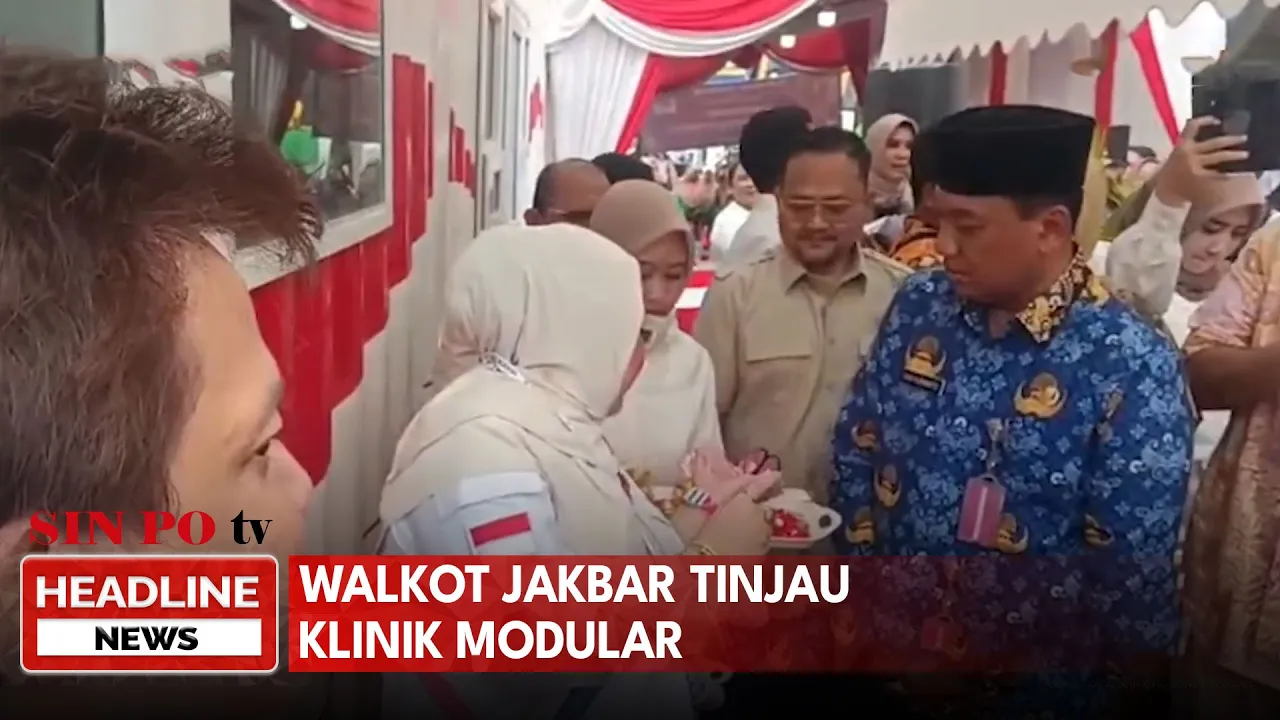 Walkot Jakbar Tinjau Klinik Modular