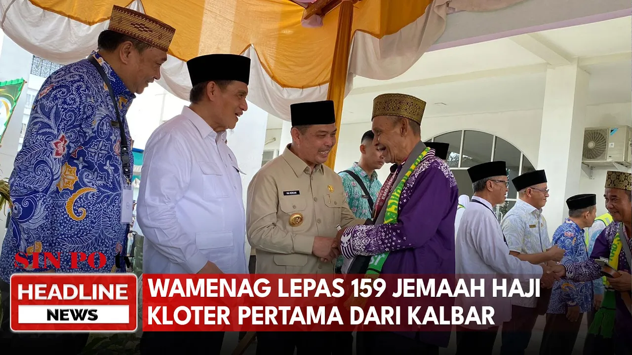 Wamenag Lepas 159 Jemaah Haji Kloter Pertama Dari Kalbar