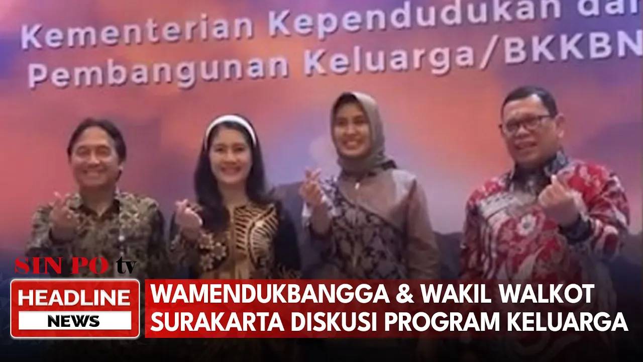 Wamendukbangga & Wakil Walkot Surakarta Diskusi Program Keluarga