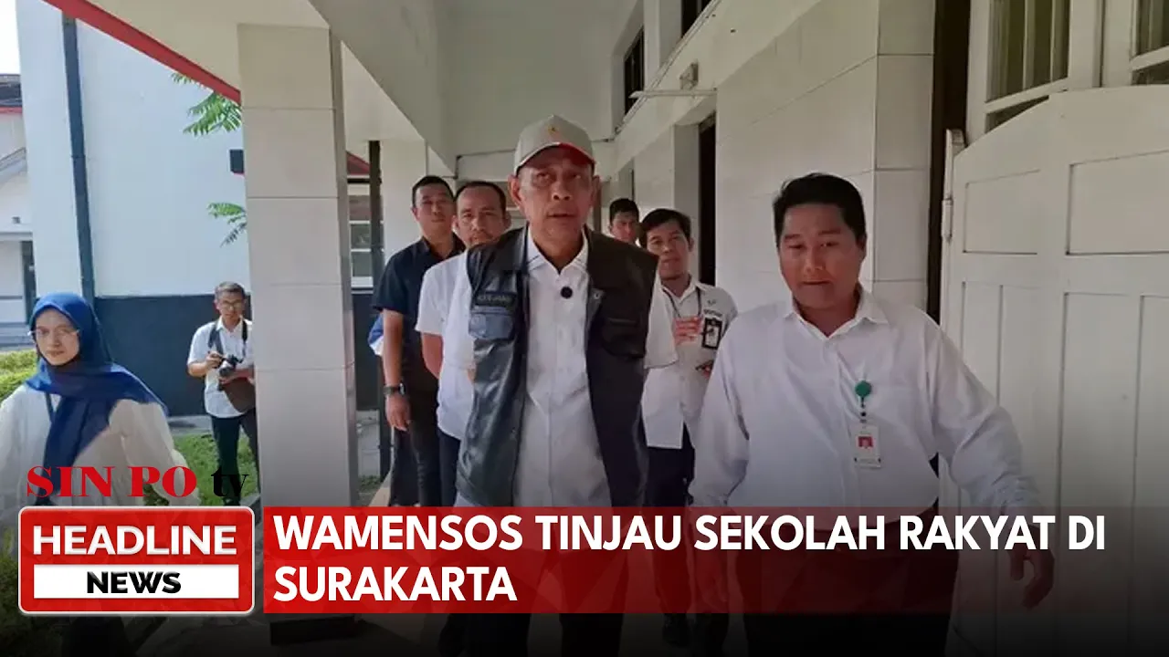 Wamensos Tinjau Sekolah Rakyat Di Surakarta