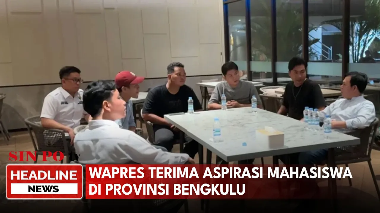 Wapres Terima Aspirasi Mahasiswa di Provinsi Bengkulu