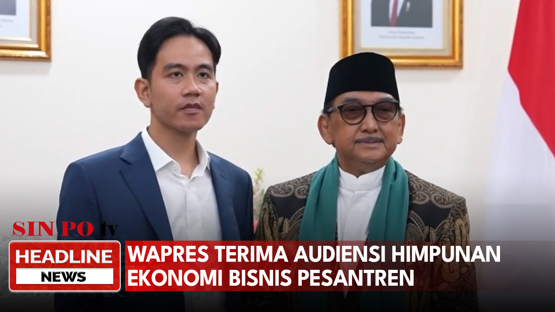 Wapres Terima Audiensi Himpunan Ekonomi Bisnis Pesantren