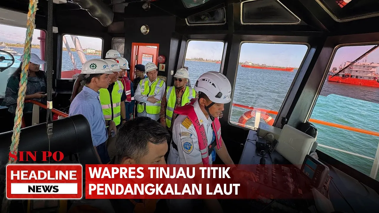 Wapres Tinjau Titik Pendangkalan Laut