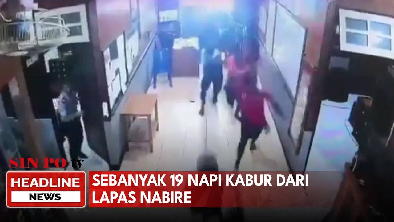 19 Napi Kabur Dari Lapas Nabire