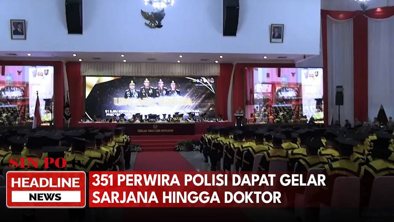 351 Perwira Polisi Dapat Gelar Sarjana hingga Doktor