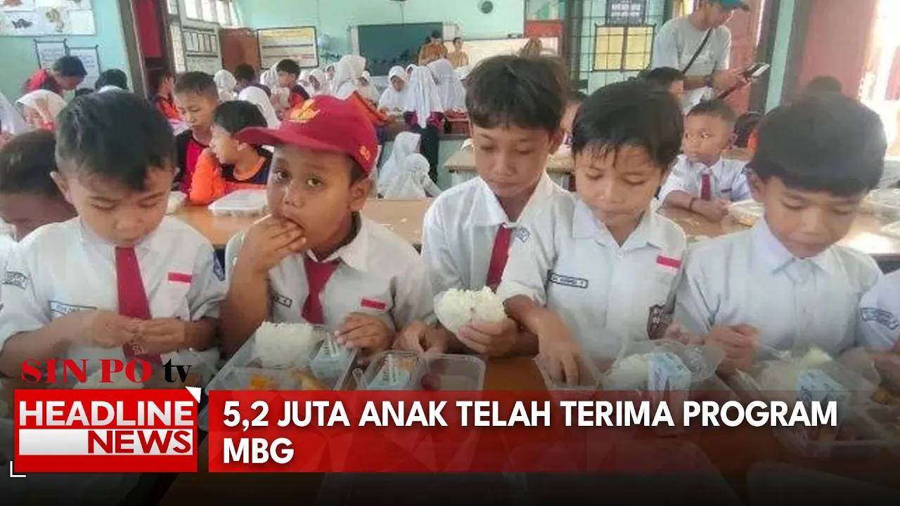 5,2 Juta Anak Telah Terima Program MBG