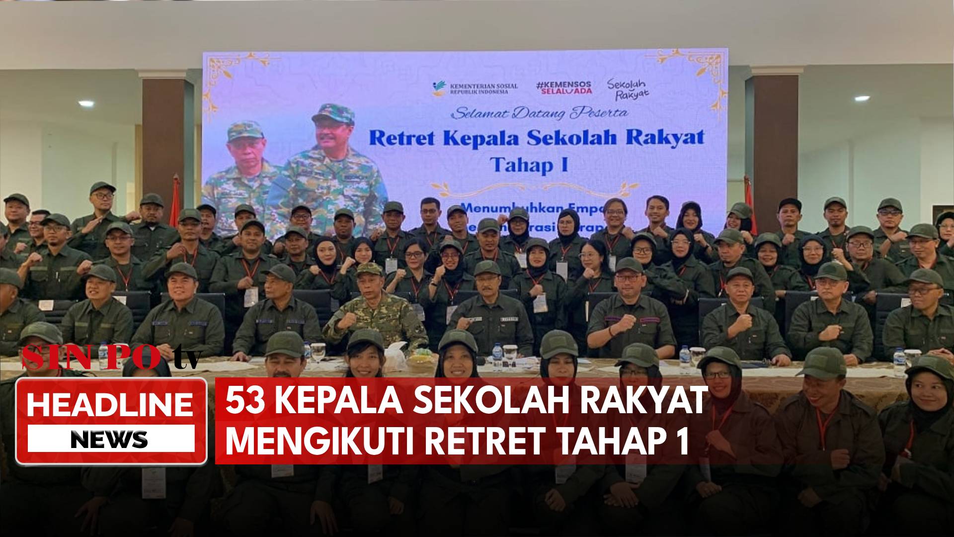 53 Kepala Sekolah Rakyat Mengikuti Retret Tahap 1