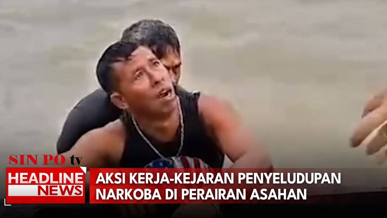Aksi Kejar-Kejaran Penyelundupan Narkoba di Perairan Asahan