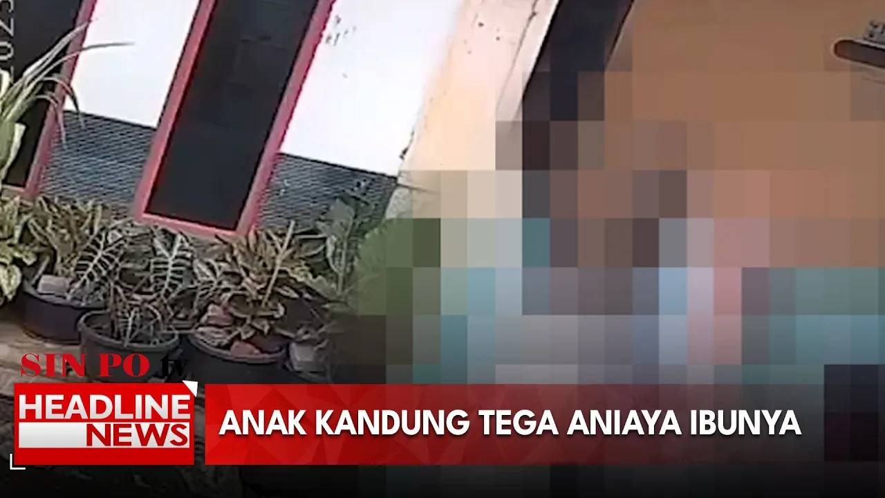 Anak Kandung Tega Aniaya Ibunya