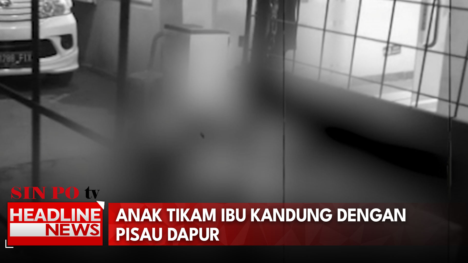 Anak Tikam Ibu Kandung dengan Pisau Dapur