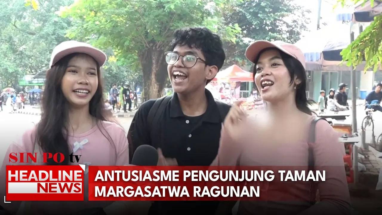Antusiasme Pengunjung Taman Margasatwa Ragunan