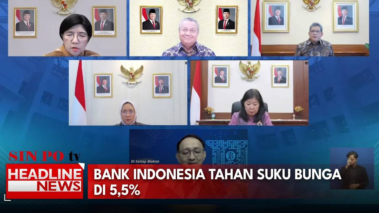 Bank Indonesia Tahan Suku Bunga di 5,5%