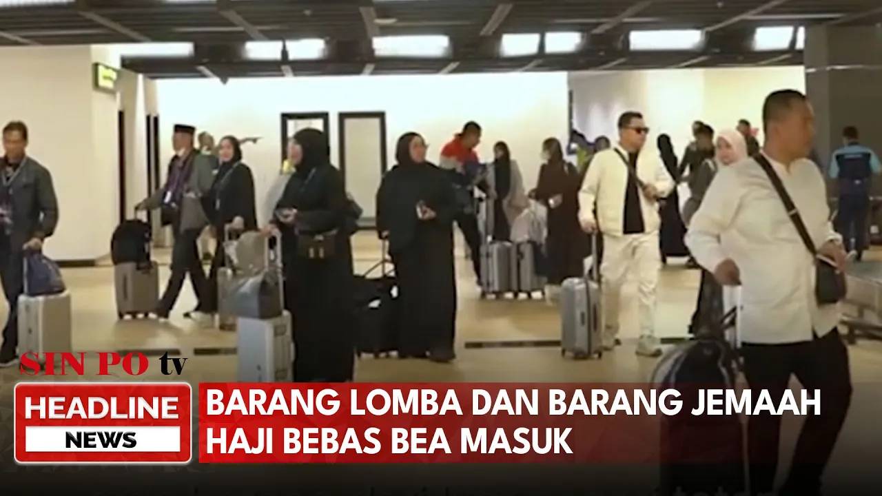 Barang Lomba dan Barang Jemaah Haji Bebas Bea Masuk