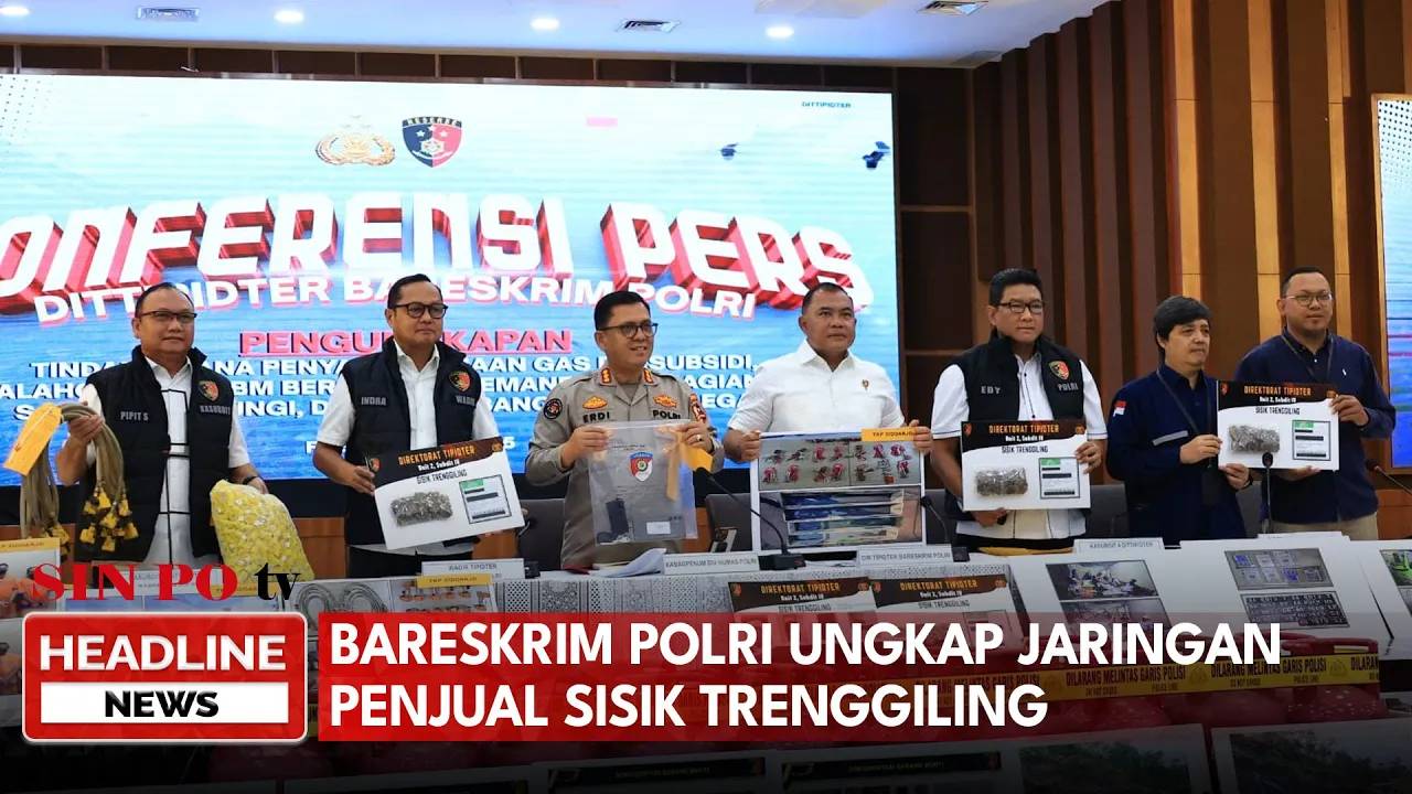 Bareskrim Polri Ungkap Jaringan Penjual Sisik Trenggiling