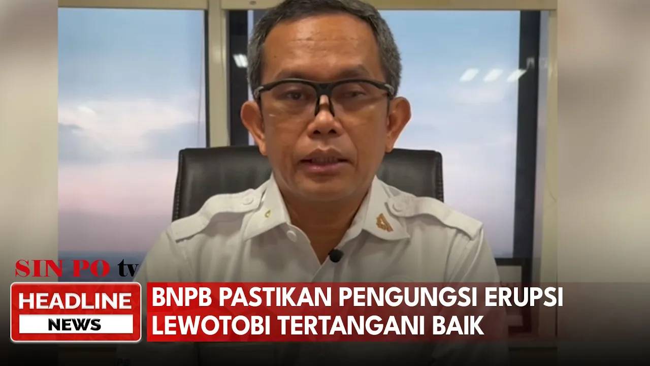 BNPB Pastikan Pengungsi Erupsi Lewotobi Tertangani Baik