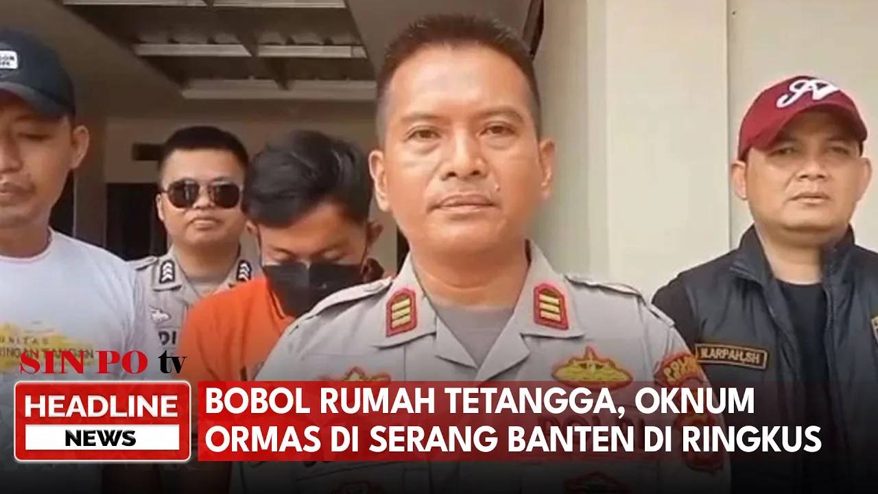 Bobol Rumah Tetangga, Oknum Ormas Di Serang Banten Di Ringkus