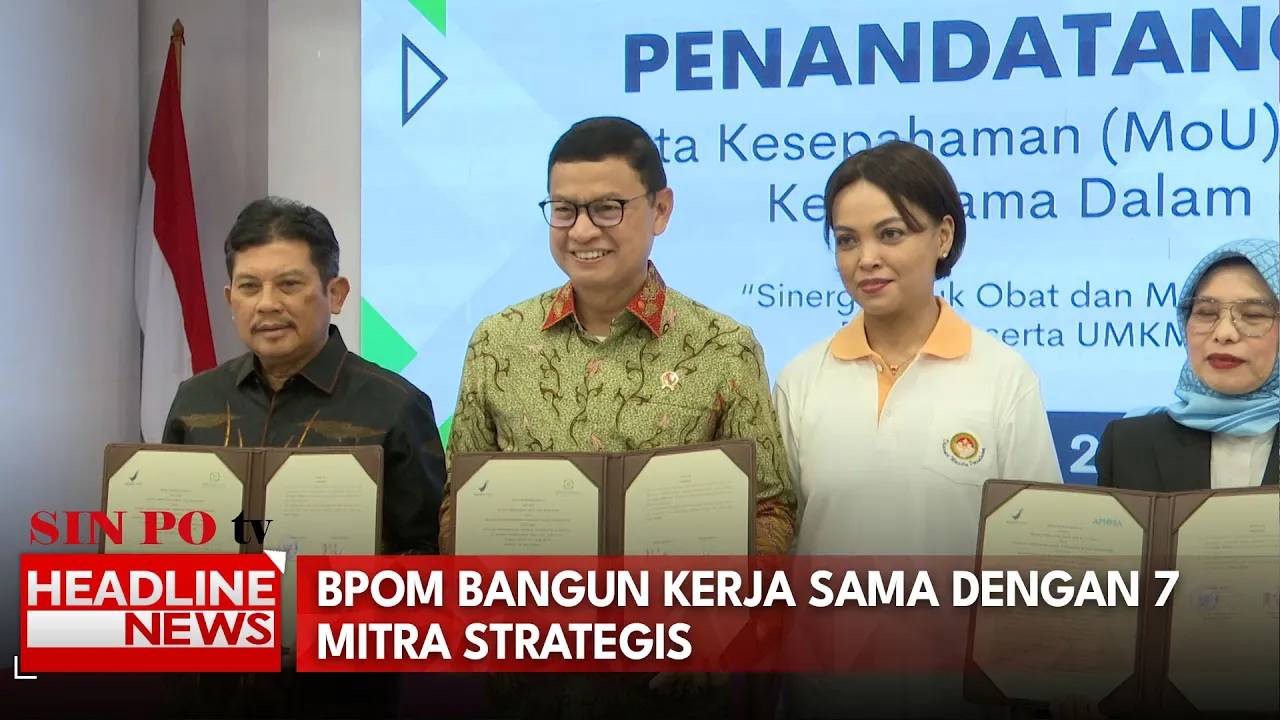 BPOM Bangun Kerja Sama dengan 7 Mitra Strategis