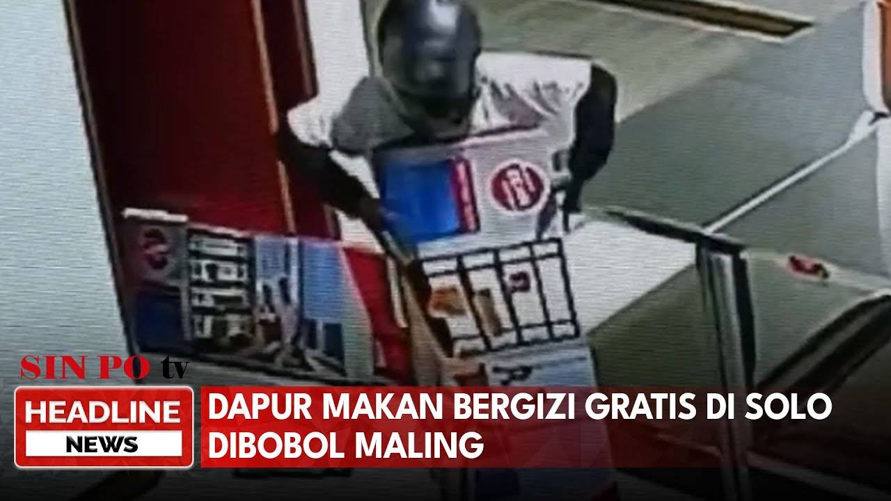 Dapur Makan Bergizi Gratis Di Solo Dibobol Maling